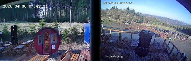Archiv Foto Webcam Niedersfeld: Ausblick von der Hochheidehütte