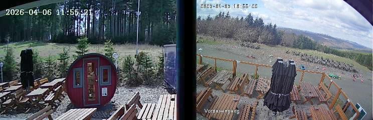 Archiv Foto Webcam Niedersfeld: Ausblick von der Hochheidehütte