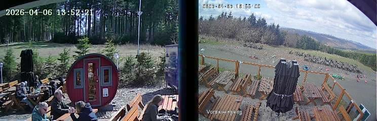 Archiv Foto Webcam Niedersfeld: Ausblick von der Hochheidehütte