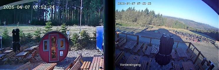 Archiv Foto Webcam Niedersfeld: Ausblick von der Hochheidehütte