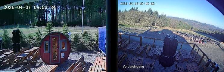 Archiv Foto Webcam Niedersfeld: Ausblick von der Hochheidehütte