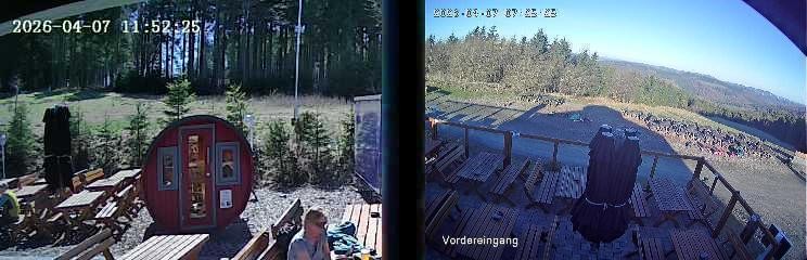 Archiv Foto Webcam Niedersfeld: Ausblick von der Hochheidehütte
