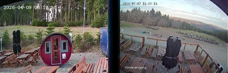 Archiv Foto Webcam Niedersfeld: Ausblick von der Hochheidehütte