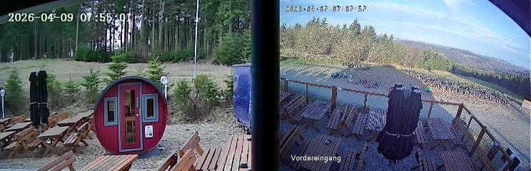 Archiv Foto Webcam Niedersfeld: Ausblick von der Hochheidehütte