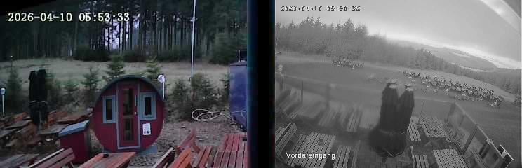 Archiv Foto Webcam Niedersfeld: Ausblick von der Hochheidehütte