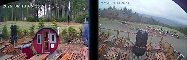 Archiv Foto Webcam Niedersfeld: Ausblick von der Hochheidehütte