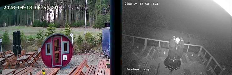 Archiv Foto Webcam Niedersfeld: Ausblick von der Hochheidehütte