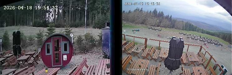 Archiv Foto Webcam Niedersfeld: Ausblick von der Hochheidehütte