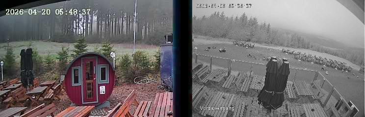 Archiv Foto Webcam Niedersfeld: Ausblick von der Hochheidehütte