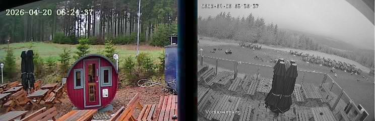 Archiv Foto Webcam Niedersfeld: Ausblick von der Hochheidehütte