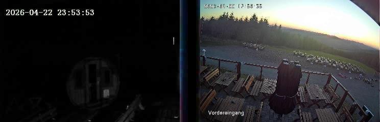 Archiv Foto Webcam Niedersfeld: Ausblick von der Hochheidehütte