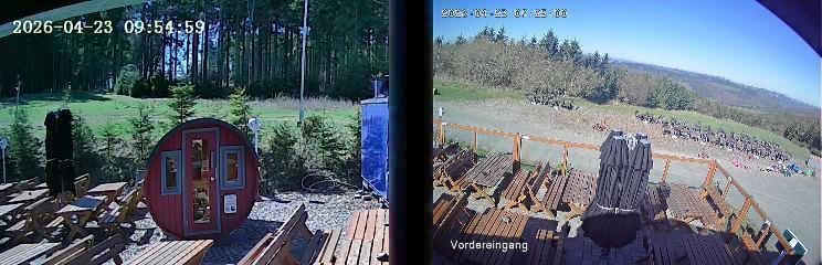 Archiv Foto Webcam Niedersfeld: Ausblick von der Hochheidehütte