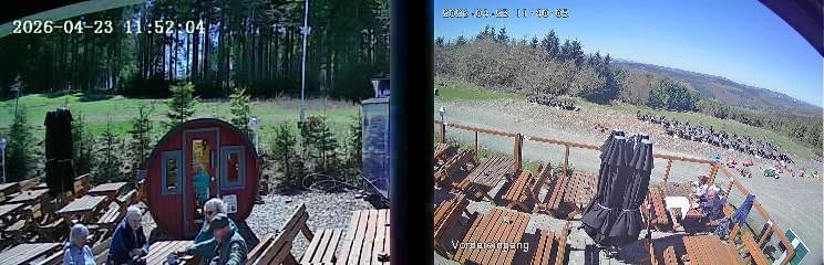 Archiv Foto Webcam Niedersfeld: Ausblick von der Hochheidehütte