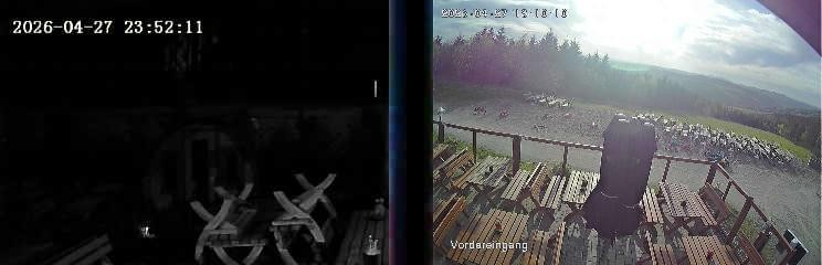 Archiv Foto Webcam Niedersfeld: Ausblick von der Hochheidehütte