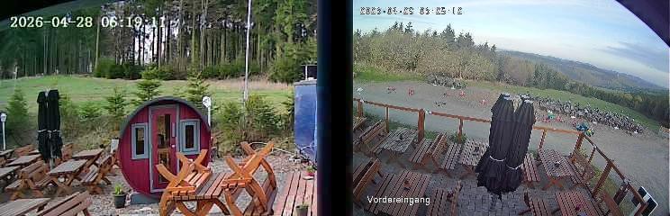 Archiv Foto Webcam Niedersfeld: Ausblick von der Hochheidehütte