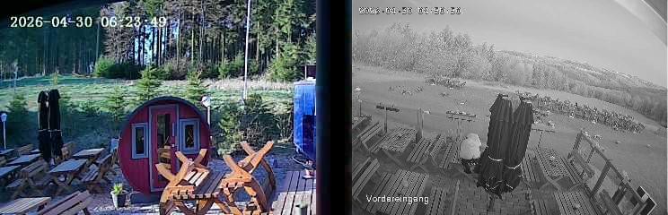 Archiv Foto Webcam Niedersfeld: Ausblick von der Hochheidehütte