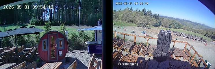 Archiv Foto Webcam Niedersfeld: Ausblick von der Hochheidehütte