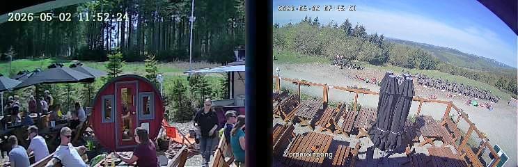Archiv Foto Webcam Niedersfeld: Ausblick von der Hochheidehütte