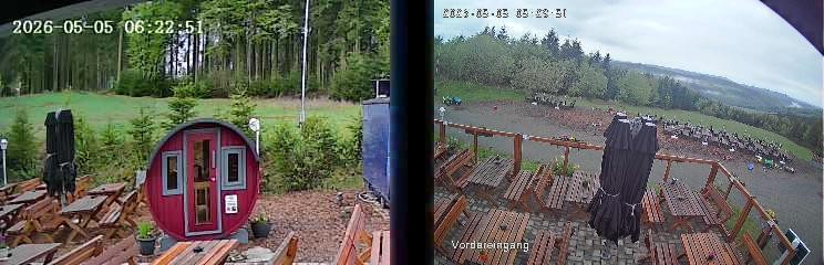 Archiv Foto Webcam Niedersfeld: Ausblick von der Hochheidehütte