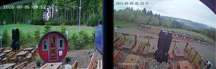 Archiv Foto Webcam Niedersfeld: Ausblick von der Hochheidehütte