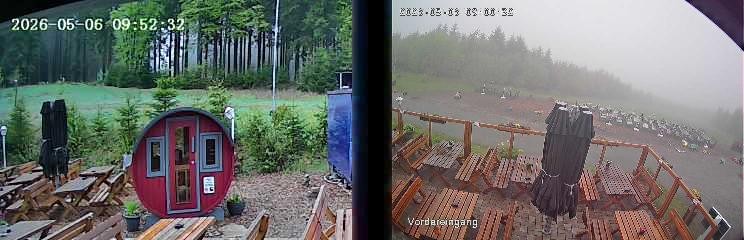 Archiv Foto Webcam Niedersfeld: Ausblick von der Hochheidehütte