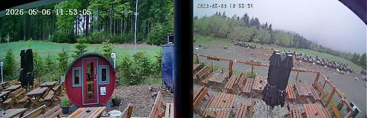 Archiv Foto Webcam Niedersfeld: Ausblick von der Hochheidehütte