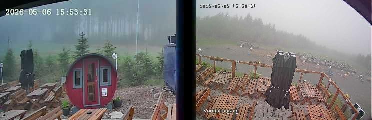 Archived image Webcam Niedersfeld - Mountain Hut Hochheide