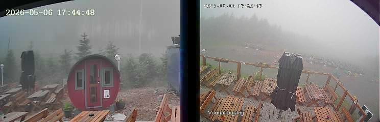 Archived image Webcam Niedersfeld - Mountain Hut Hochheide