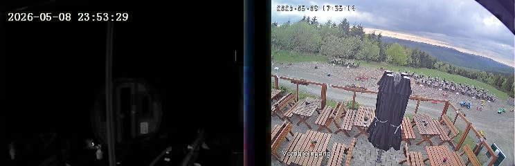 Archiv Foto Webcam Niedersfeld: Ausblick von der Hochheidehütte