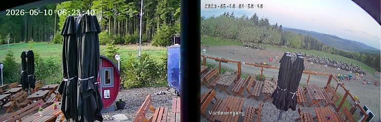 Archiv Foto Webcam Niedersfeld: Ausblick von der Hochheidehütte