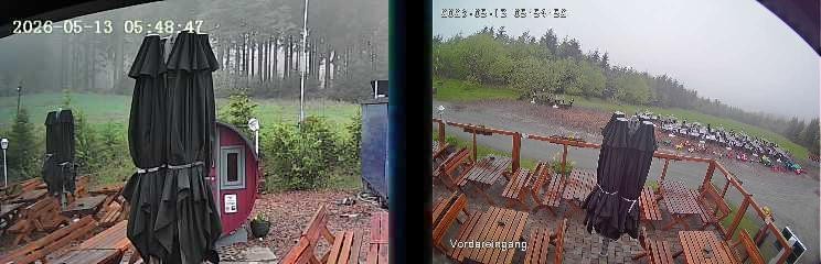 Archiv Foto Webcam Niedersfeld: Ausblick von der Hochheidehütte