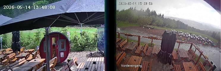 Archiv Foto Webcam Niedersfeld: Ausblick von der Hochheidehütte