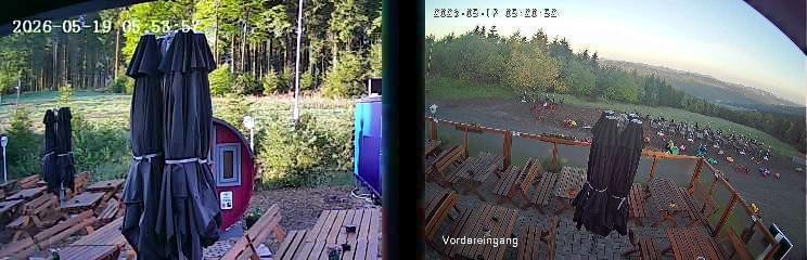 Archiv Foto Webcam Niedersfeld: Ausblick von der Hochheidehütte