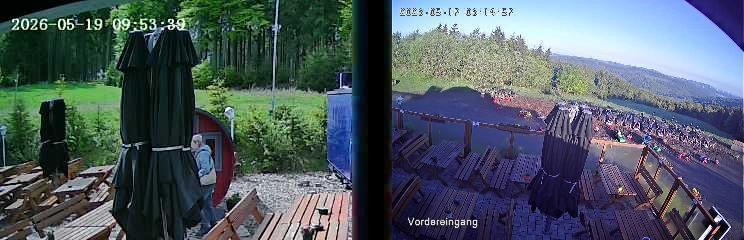 Archiv Foto Webcam Niedersfeld: Ausblick von der Hochheidehütte