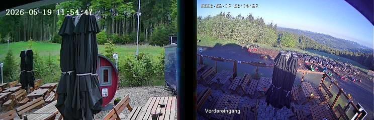 Archiv Foto Webcam Niedersfeld: Ausblick von der Hochheidehütte