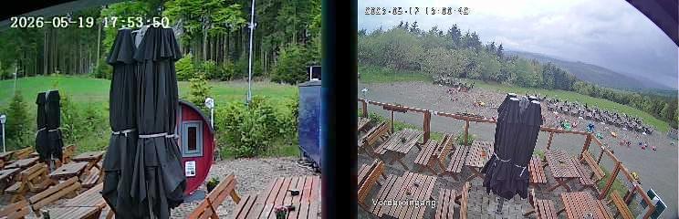 Archiv Foto Webcam Niedersfeld: Ausblick von der Hochheidehütte