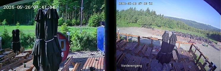 Archived image Webcam Niedersfeld - Mountain Hut Hochheide