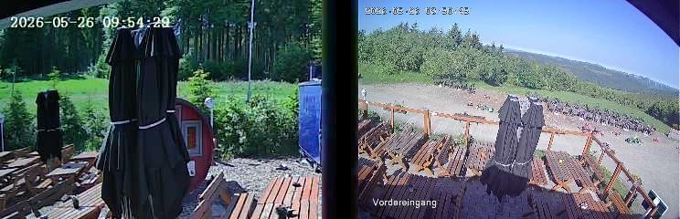 Archived image Webcam Niedersfeld - Mountain Hut Hochheide