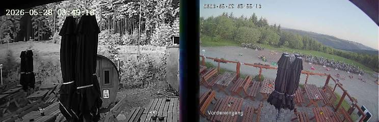 Archiv Foto Webcam Niedersfeld: Ausblick von der Hochheidehütte