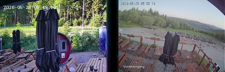 Archiv Foto Webcam Niedersfeld: Ausblick von der Hochheidehütte