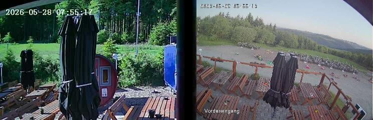 Archiv Foto Webcam Niedersfeld: Ausblick von der Hochheidehütte