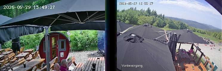 Archiv Foto Webcam Niedersfeld: Ausblick von der Hochheidehütte