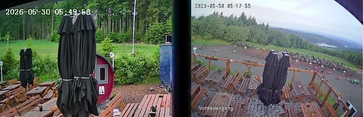 Archived image Webcam Niedersfeld - Mountain Hut Hochheide