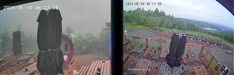 Archived image Webcam Niedersfeld - Mountain Hut Hochheide