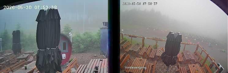 Archived image Webcam Niedersfeld - Mountain Hut Hochheide
