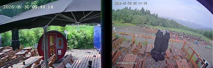 Archived image Webcam Niedersfeld - Mountain Hut Hochheide