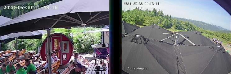 Archiv Foto Webcam Niedersfeld: Ausblick von der Hochheidehütte