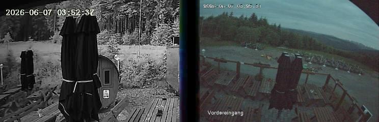 Archiv Foto Webcam Niedersfeld: Ausblick von der Hochheidehütte
