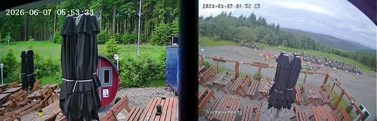 Archiv Foto Webcam Niedersfeld: Ausblick von der Hochheidehütte