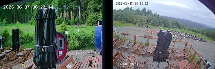 Archiv Foto Webcam Niedersfeld: Ausblick von der Hochheidehütte